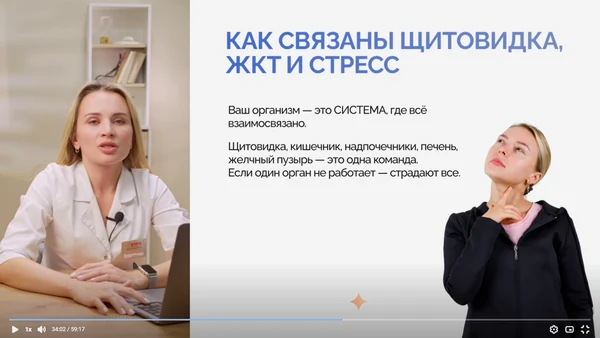 Фрагмент руководства о связи систем организма